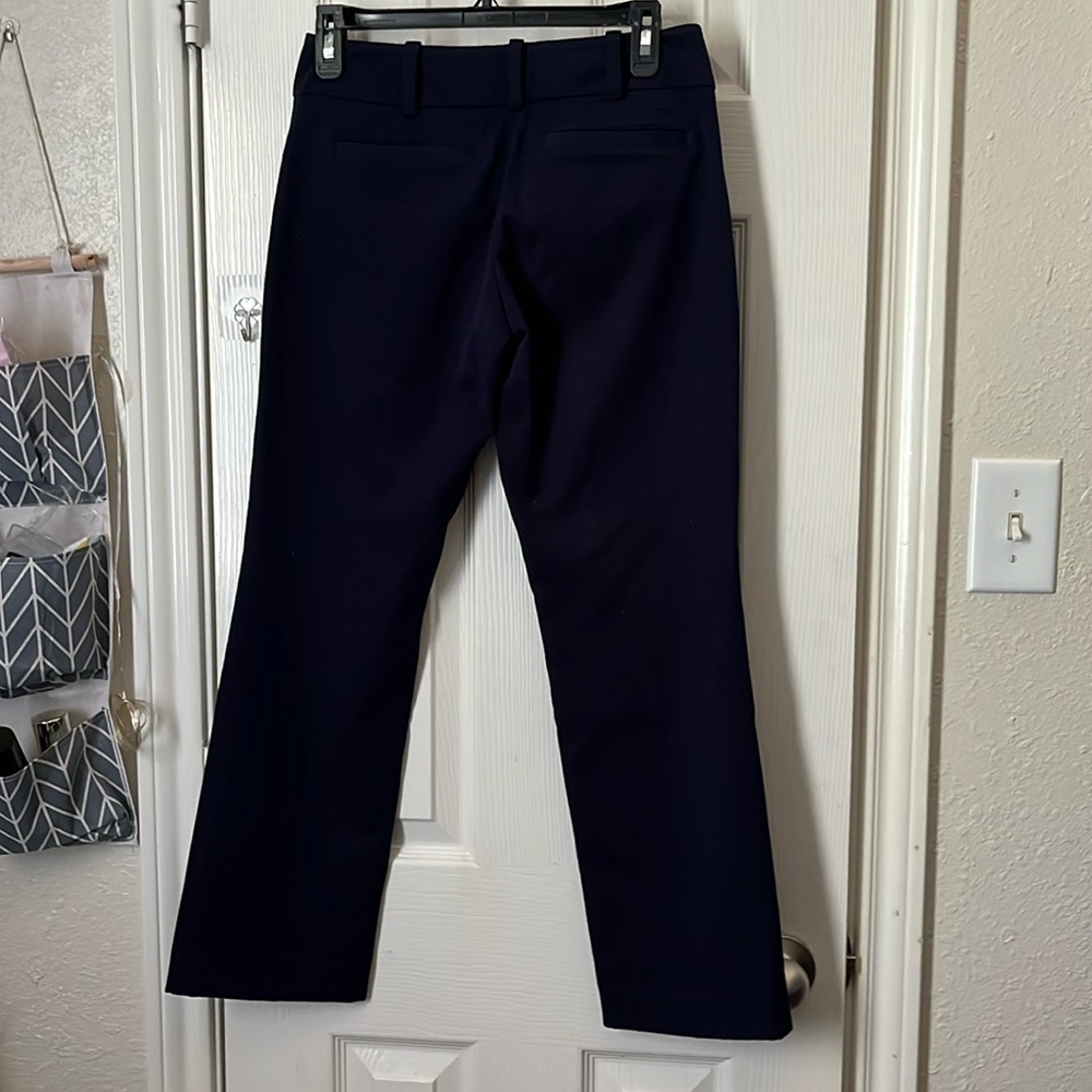7th avenue New York and company navy petite bootcut dress pants - Picture 4 of 10